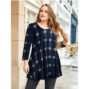 LARACE Large Top 3/4 Sleeve Comfy Tunic